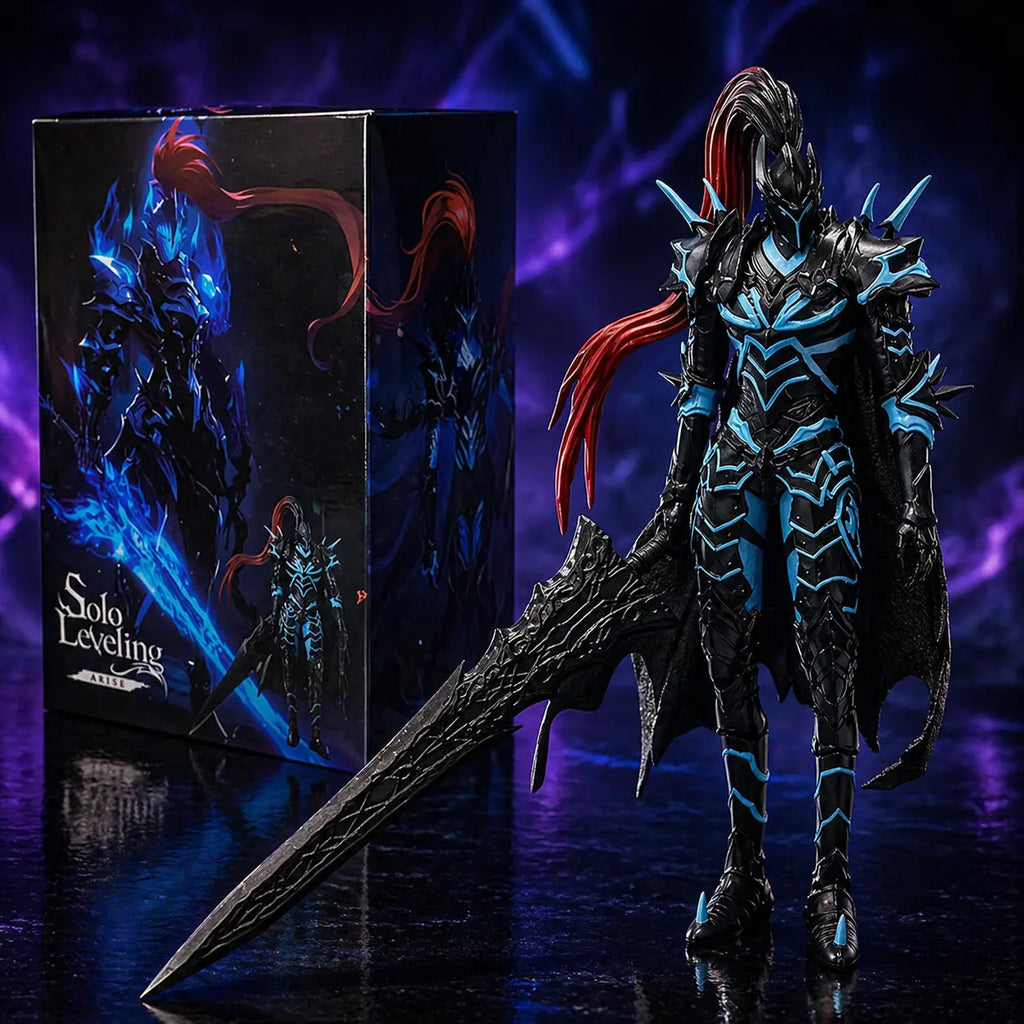SOLO LEVELING Bloodred Knight PVC Figure – 17–21cm Collector Edition