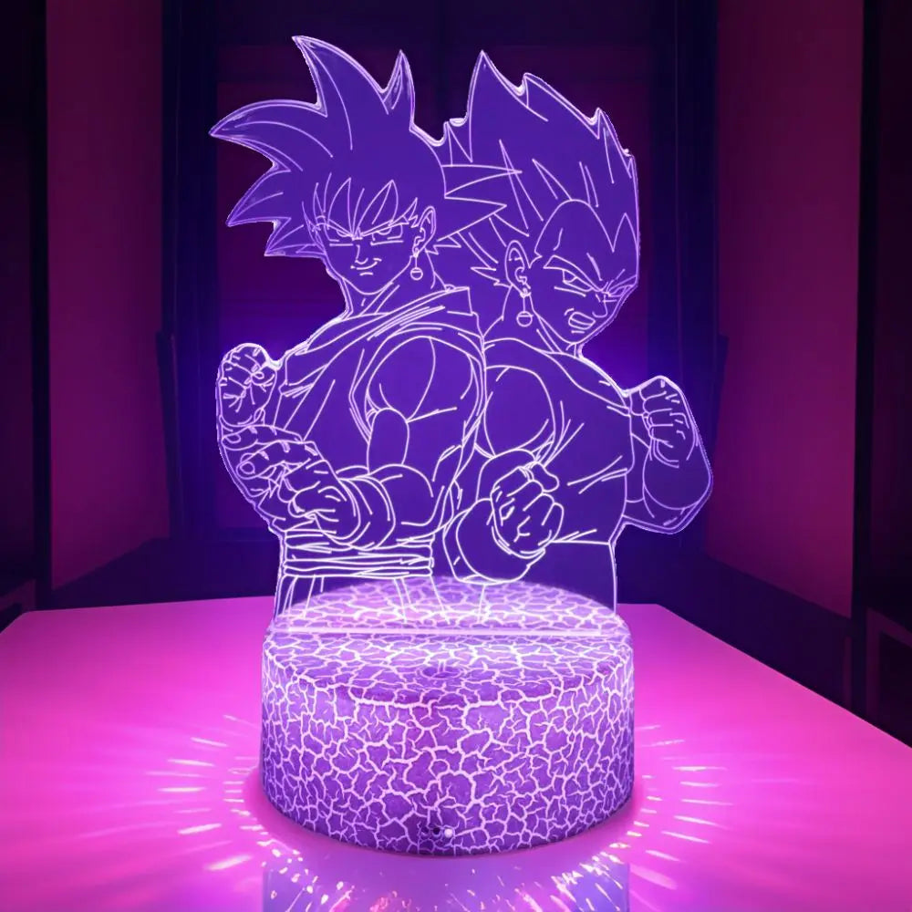 DRAGON BALL Z 3D LED Lamp – Goku, Vegeta & Gohan Super Saiyan Night Light