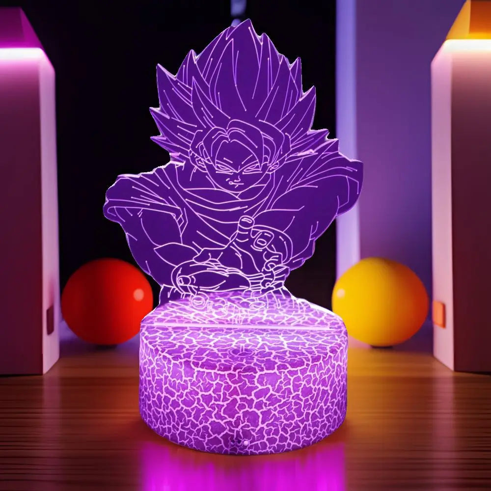 DRAGON BALL Z 3D LED Lamp – Goku, Vegeta & Gohan Super Saiyan Night Light