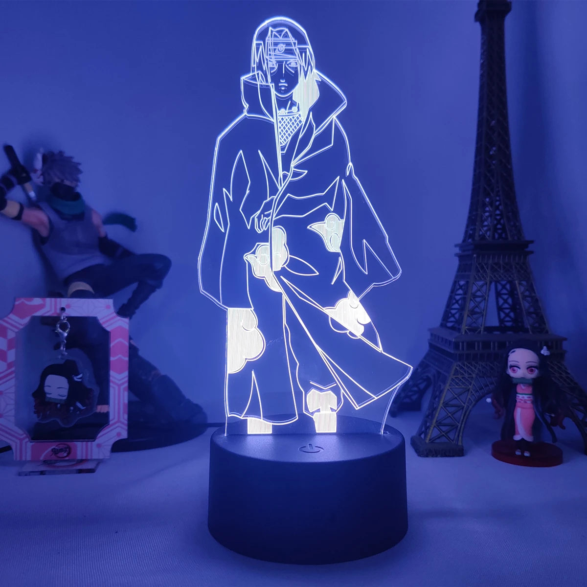 NARUTO Team 7 LED Acrylic Stand – Luminous Night Light Figure Set