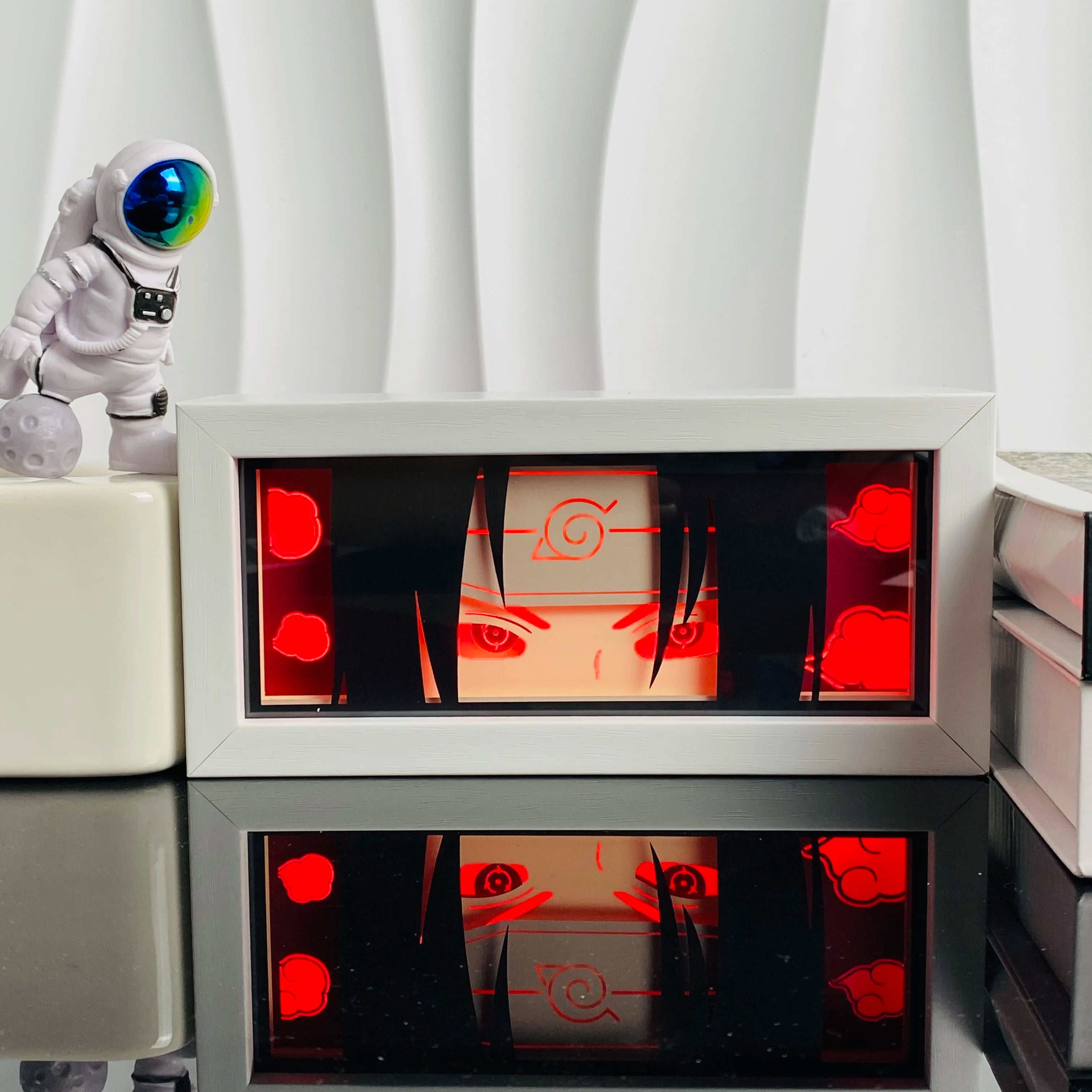 Anime Paper Cut Shadow Light Box – LED Night Lamp for Collectors