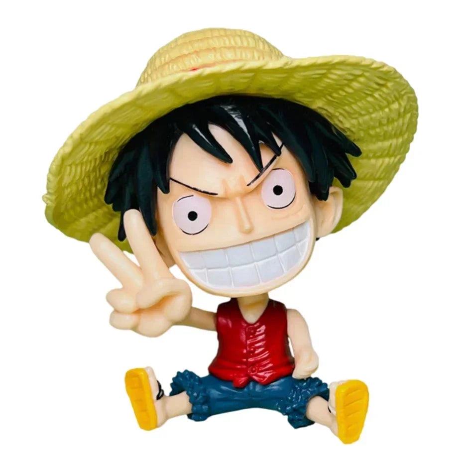 ONE PIECE Zoro & Luffy 9cm Figures – PVC Decor Collection