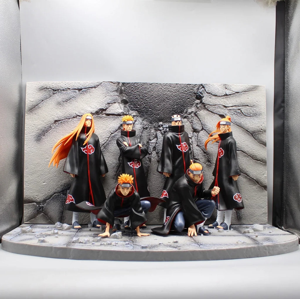 NARUTO [Pain] [Figure Set] – The Six Paths of Pain | 37cm PVC Collector's Edition