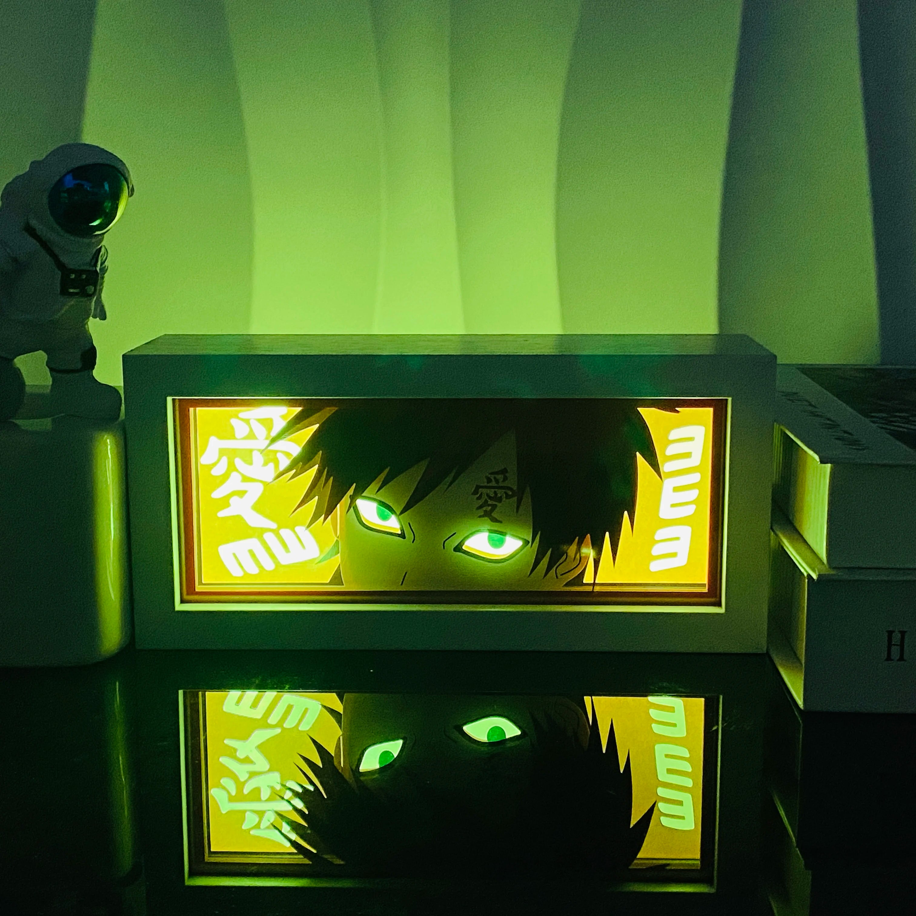 Anime Paper Cut Shadow Light Box – LED Night Lamp for Collectors