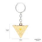 Yu-Gi-Oh! Yugi Muto Keychain – Big Size 3D Millennium Puzzle Pendant