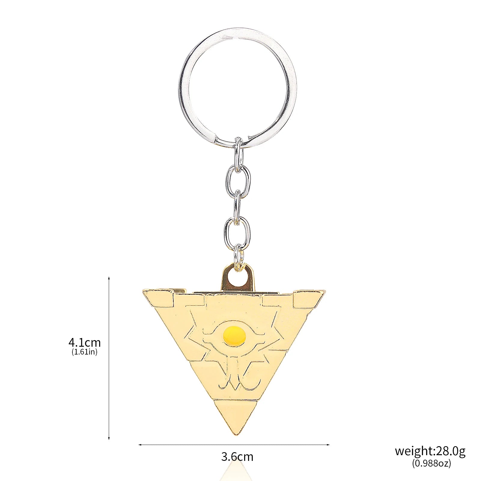 Yu-Gi-Oh! Yugi Muto Keychain – Big Size 3D Millennium Puzzle Pendant