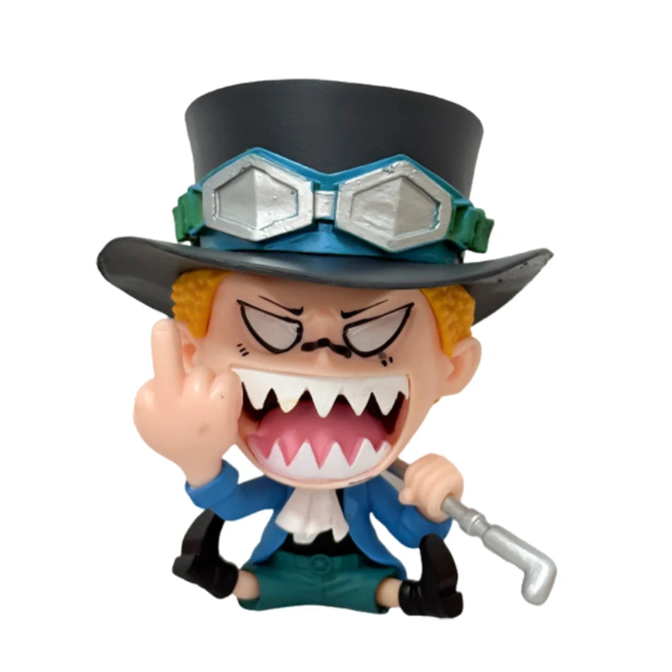 ONE PIECE Zoro & Luffy 9cm Figures – PVC Decor Collection