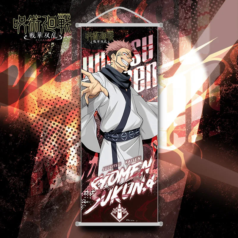 JUJUTSU KAISEN Gojo Satoru Hanging Scroll – Iconic Wall Decor