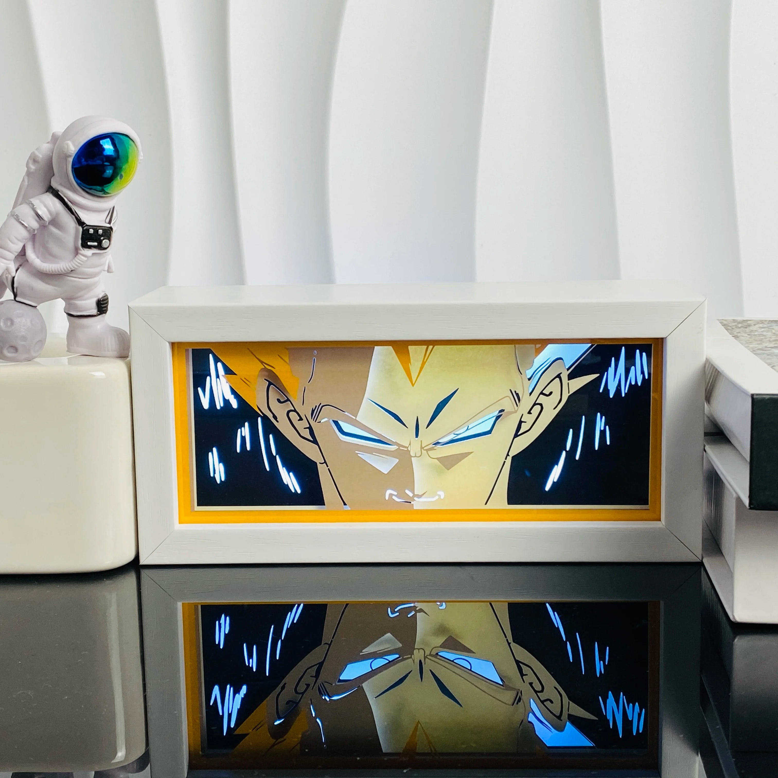 Anime Paper Cut Shadow Light Box – LED Night Lamp for Collectors