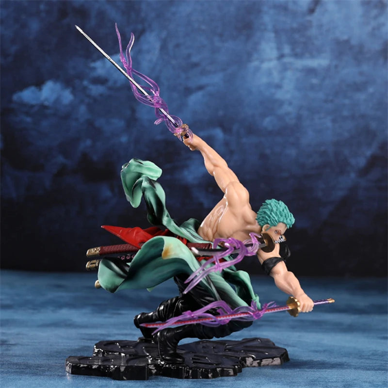 ONE PIECE Roronoa Zoro 10CM Figure – Three-Blade Edition