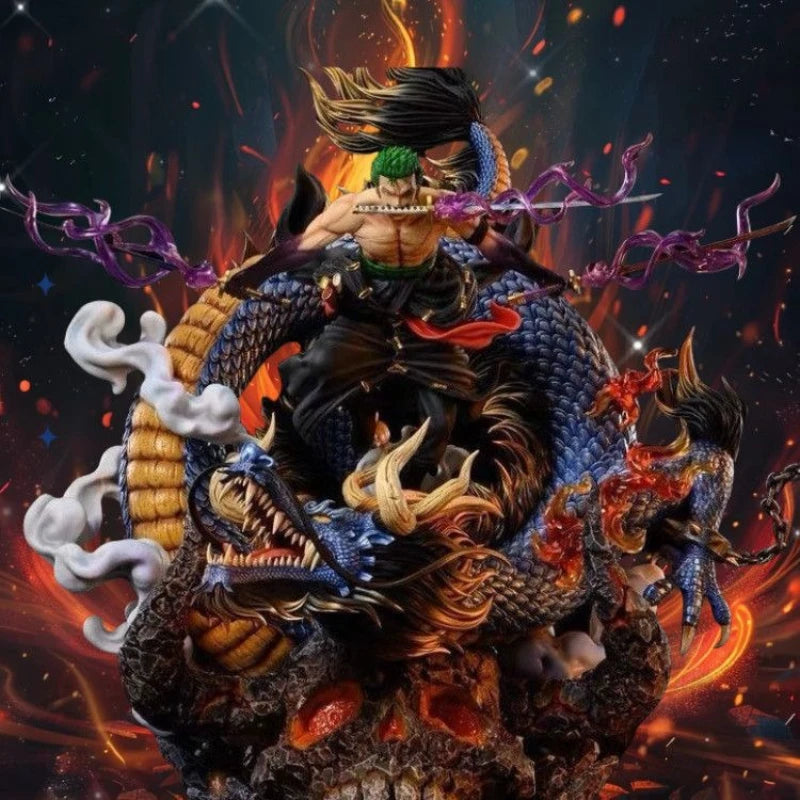 ONE PIECE Roronoa Zoro vs Kaidou GK Action Figure – Collector's Edition