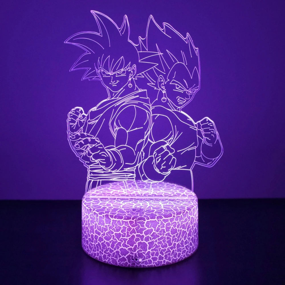 DRAGON BALL Z 3D LED Lamp – Goku, Vegeta & Gohan Super Saiyan Night Light