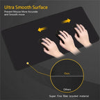 NARUTO Naruto vs Sasuke Anime Rubber Mouse Pad – Extended Gaming Desk Mat