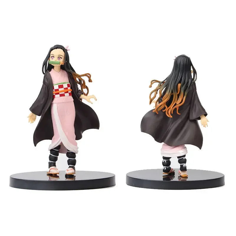 DEMON SLAYER Kamado Tanjirou & Nezuko 4PCS PVC Figures – Collector's Set