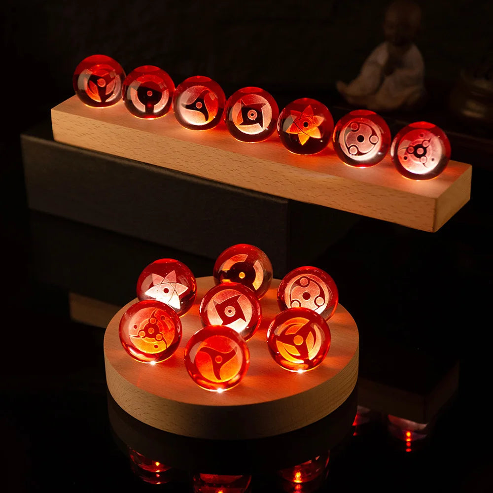 NARUTO Sasuke's Sharingan Crystal Ball – LED Base Ornament