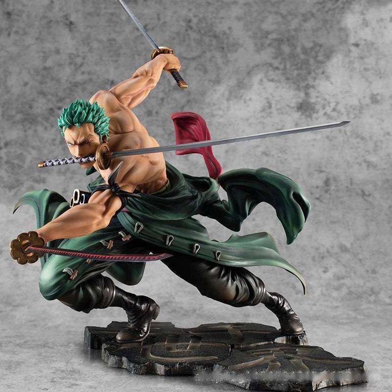 ONE PIECE Roronoa Zoro 10CM Figure – Three-Blade Edition