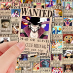 ONE PIECE Wanted Posters Stickers – 10/30/56 Pack Options