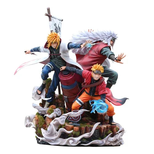 NARUTO [Legacy Trio] [Figure Set] – Naruto, Minato & Jiraiya | 40cm 1/6 Scale PVC