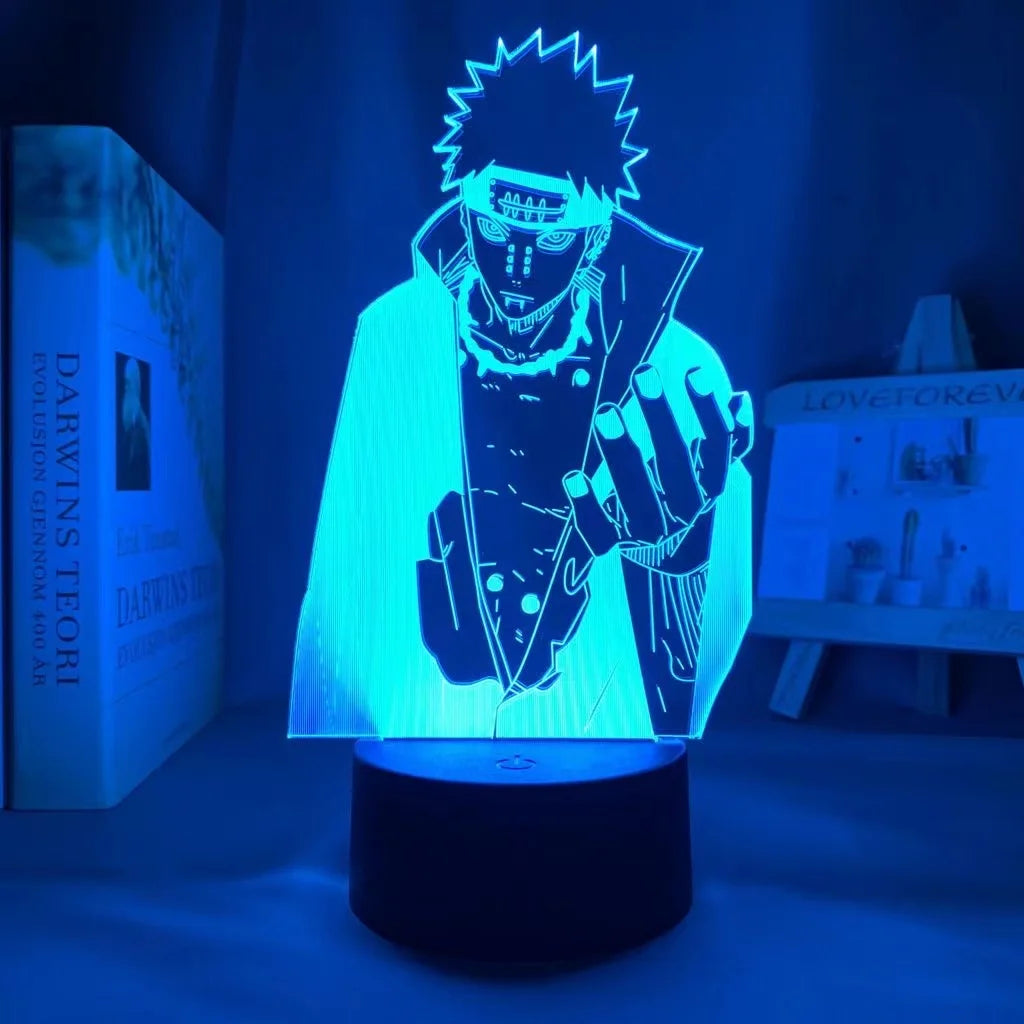 NARUTO Team 7 LED Acrylic Stand – Luminous Night Light Figure Set
