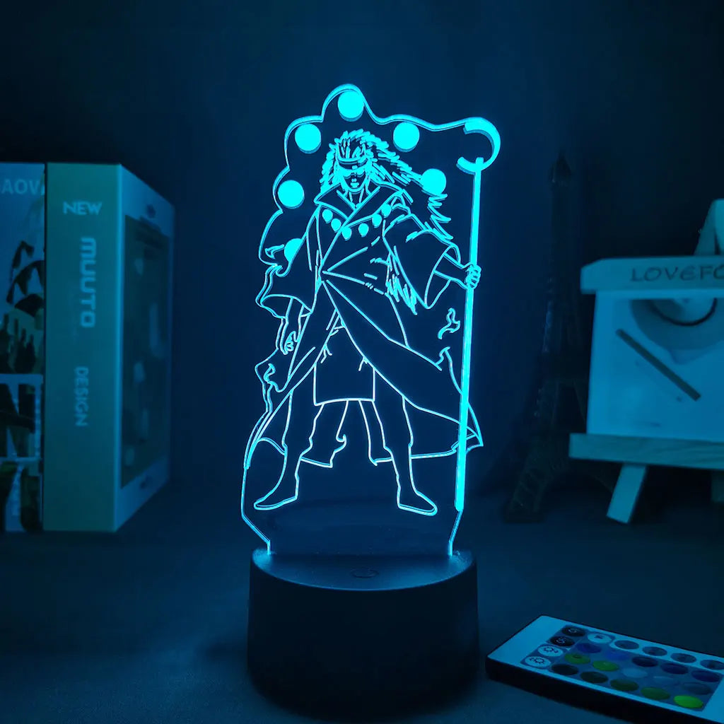 NARUTO Team 7 LED Acrylic Stand – Luminous Night Light Figure Set