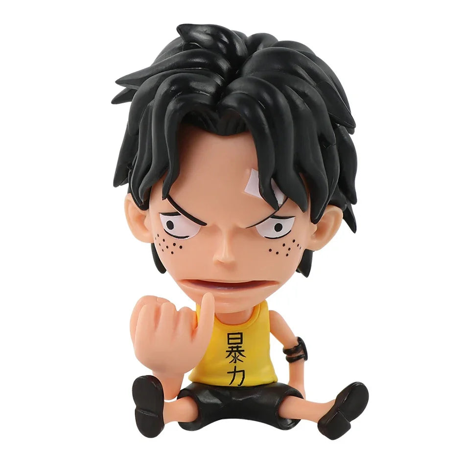 ONE PIECE Zoro & Luffy 9cm Figures – PVC Decor Collection