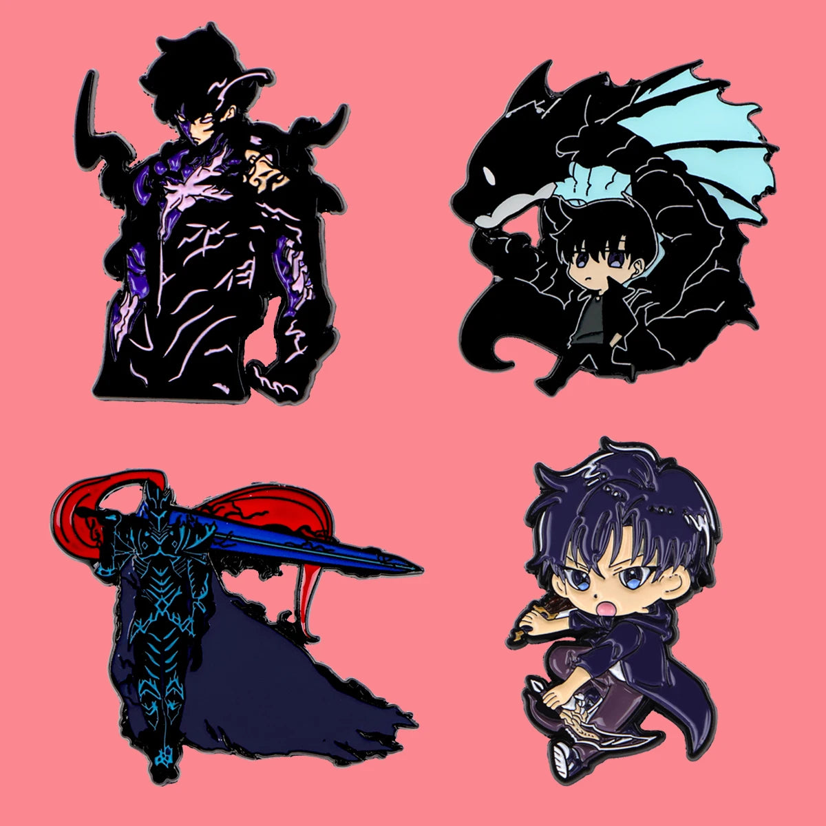 Anime Hunter Enamel Pin – Unisex Brooch for Fans