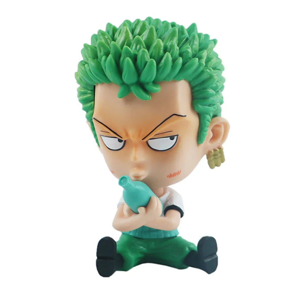 ONE PIECE Zoro & Luffy 9cm Figures – PVC Decor Collection