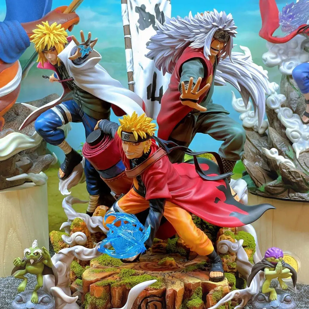 NARUTO [Legacy Trio] [Figure Set] – Naruto, Minato & Jiraiya | 40cm 1/6 Scale PVC