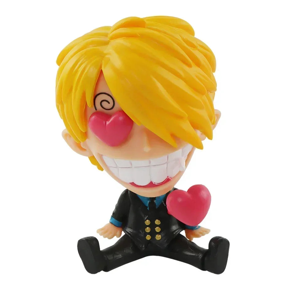 ONE PIECE Zoro & Luffy 9cm Figures – PVC Decor Collection