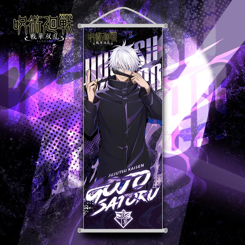 JUJUTSU KAISEN Gojo Satoru Hanging Scroll – Iconic Wall Decor