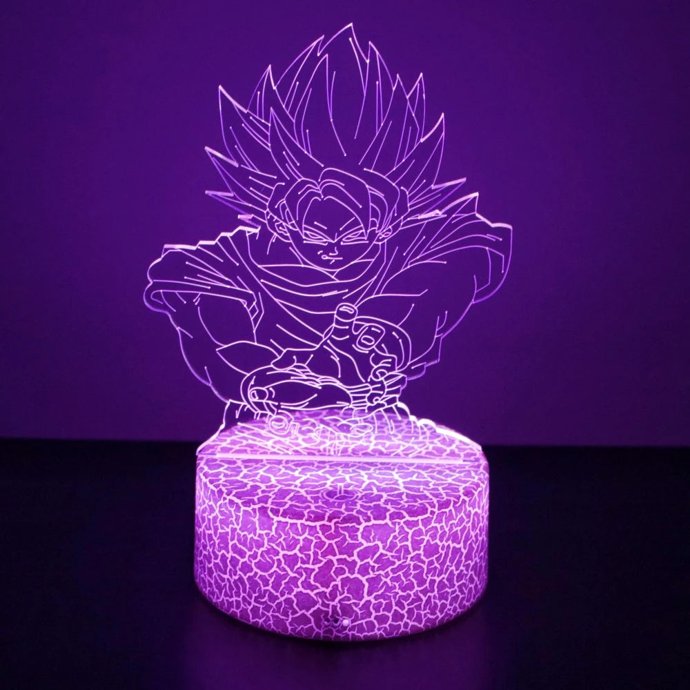 DRAGON BALL Z 3D LED Lamp – Goku, Vegeta & Gohan Super Saiyan Night Light