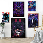 SOLO LEVELING Self-Adhesive Anime Poster – Wall Art for Collectors