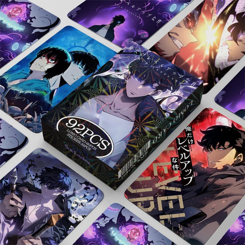 SOLO LEVELING LOMO Cards – 92-Piece Anime Collector Card Set