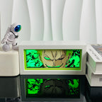 Anime Paper Cut Shadow Light Box – LED Night Lamp for Collectors