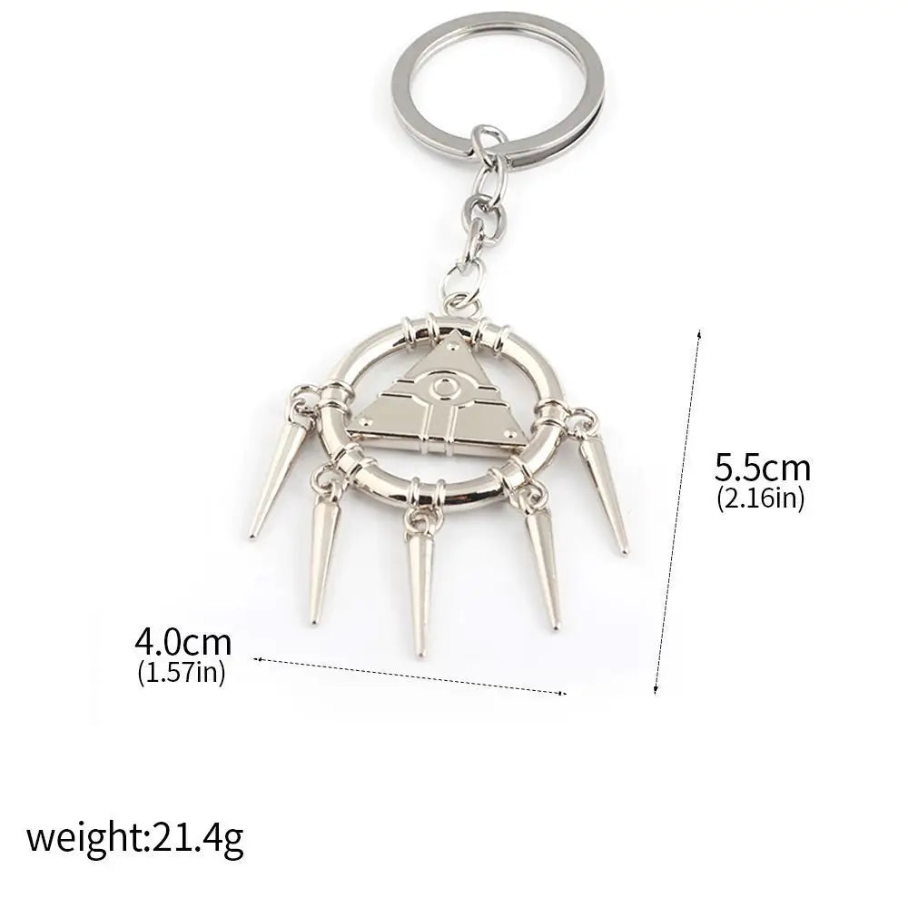 Yu-Gi-Oh! Yugi Muto Keychain – Big Size 3D Millennium Puzzle Pendant