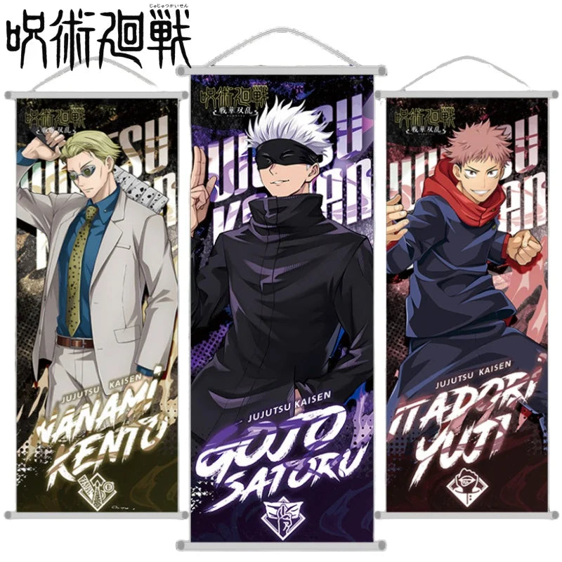 JUJUTSU KAISEN Gojo Satoru Hanging Scroll – Iconic Wall Decor