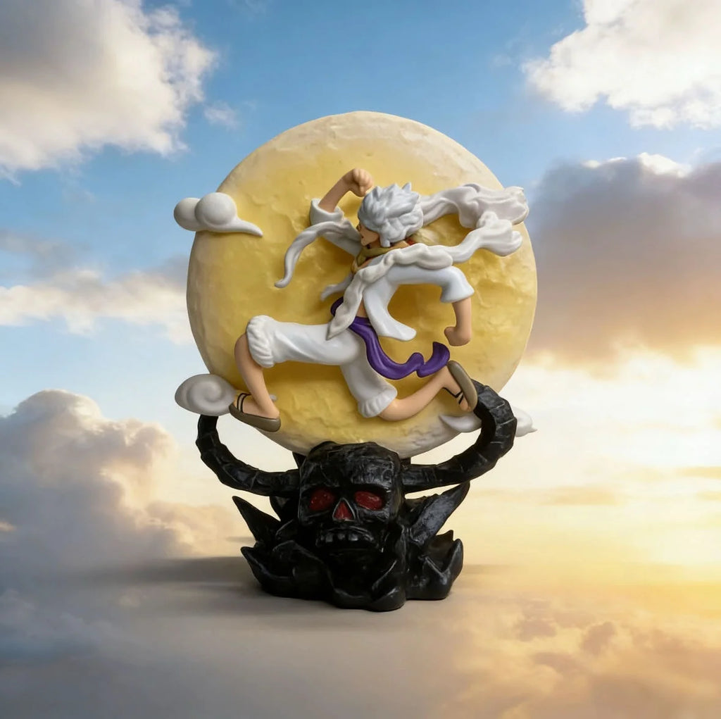 ONE PIECE Gear 5 Luffy PVC Figure – 14cm Flying to the Moon