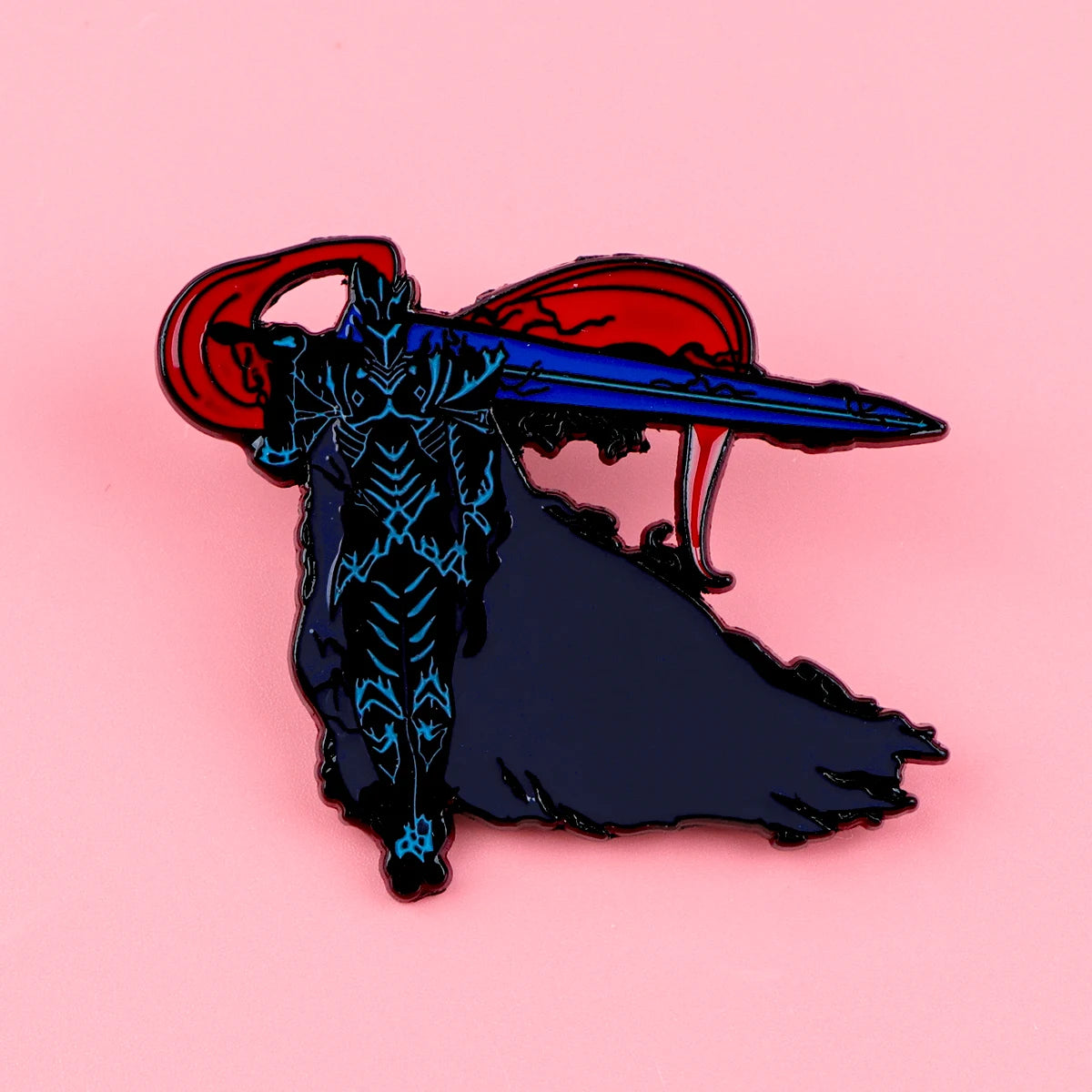 Anime Hunter Enamel Pin – Unisex Brooch for Fans