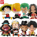 ONE PIECE Zoro & Luffy 9cm Figures – PVC Decor Collection