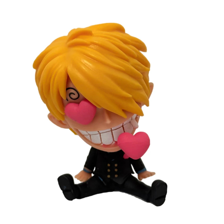 ONE PIECE Zoro & Luffy 9cm Figures – PVC Decor Collection