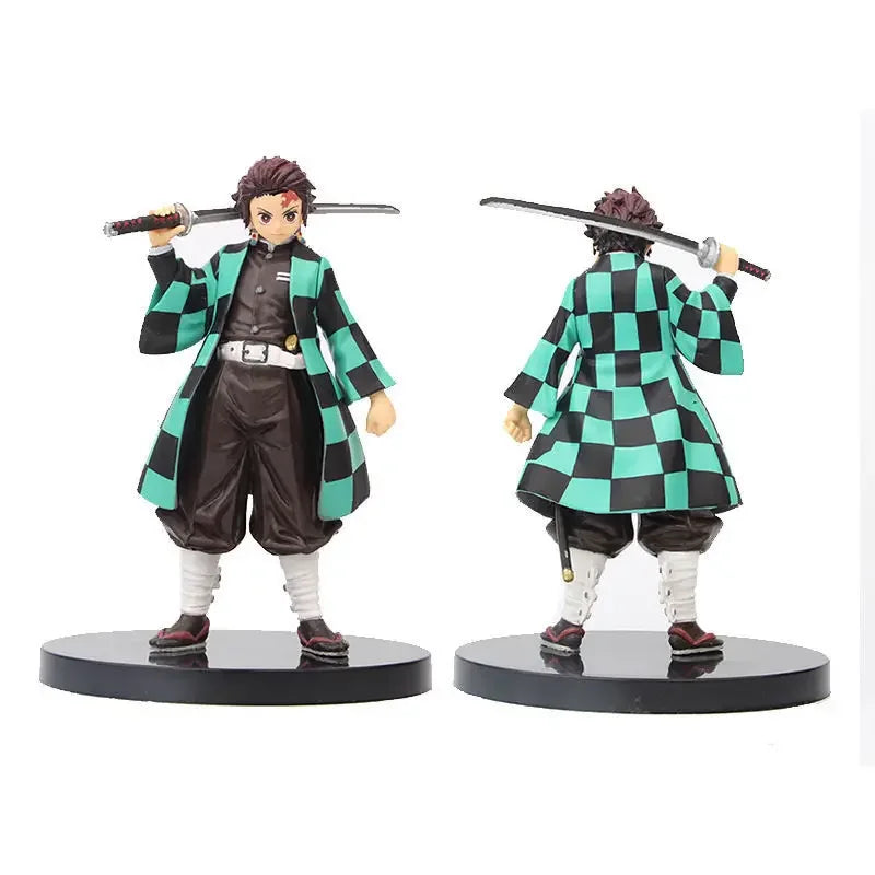 DEMON SLAYER Kamado Tanjirou & Nezuko 4PCS PVC Figures – Collector's Set