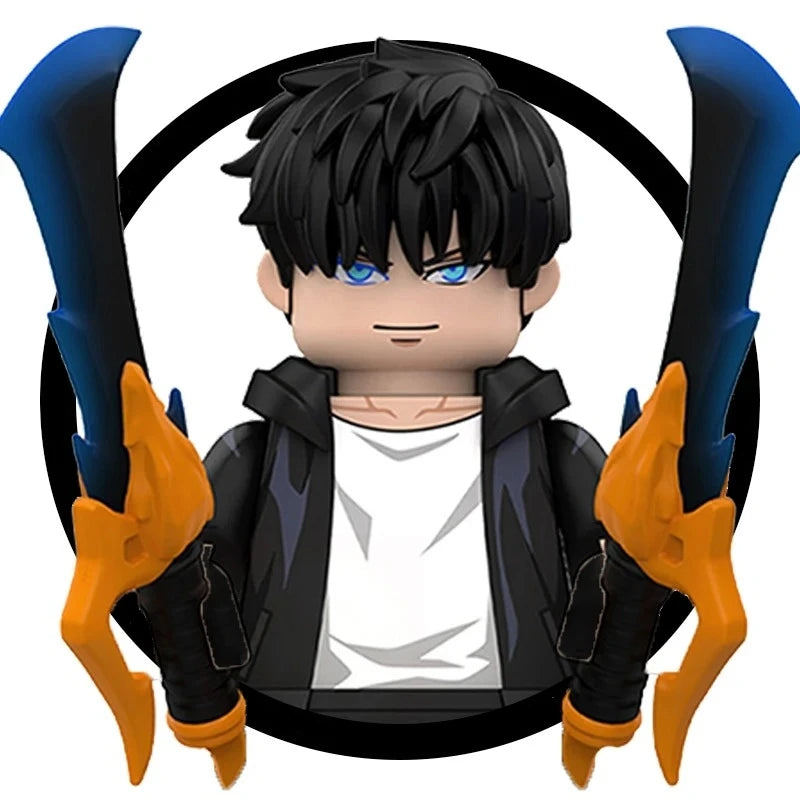 SOLO LEVELING Man's Hunter Level Up Mini Building Blocks – Collector's Set