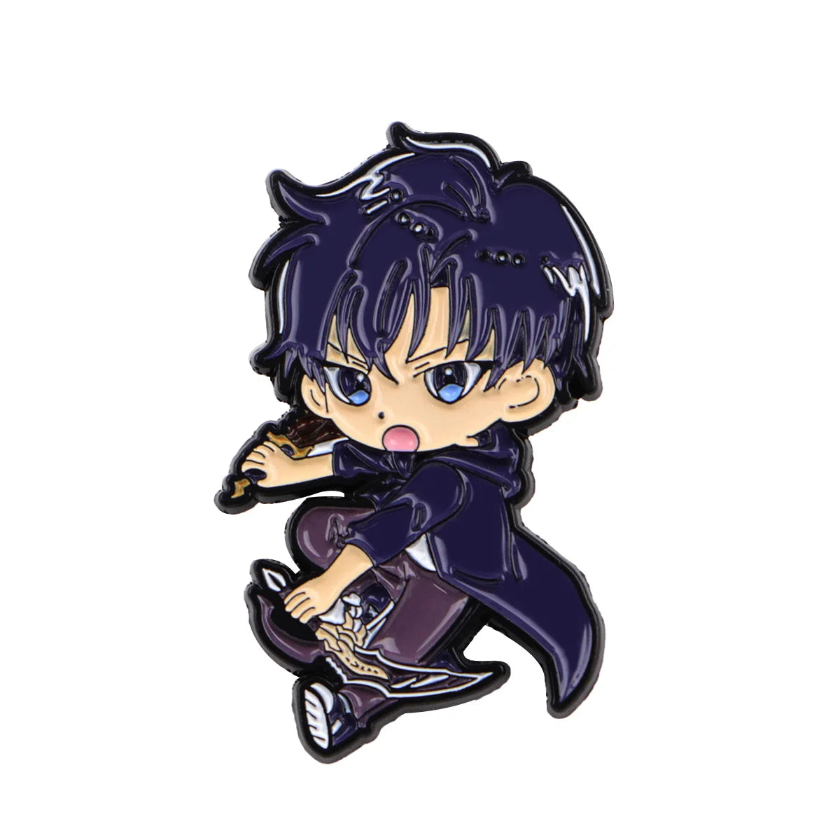 Anime Hunter Enamel Pin – Unisex Brooch for Fans