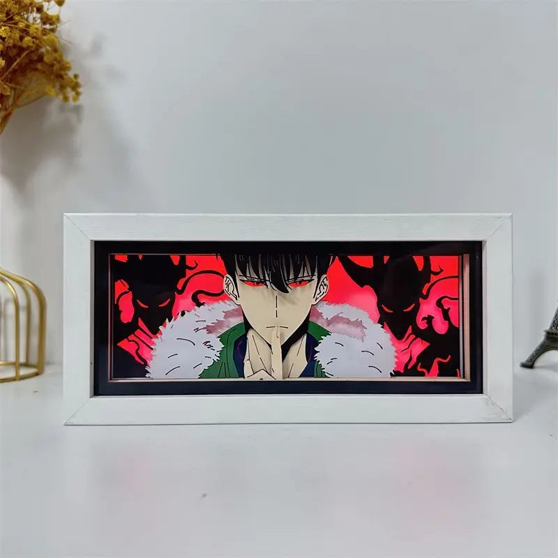 SOLO LEVELING Paper Cut Shadow Box – RGB LED Light Display