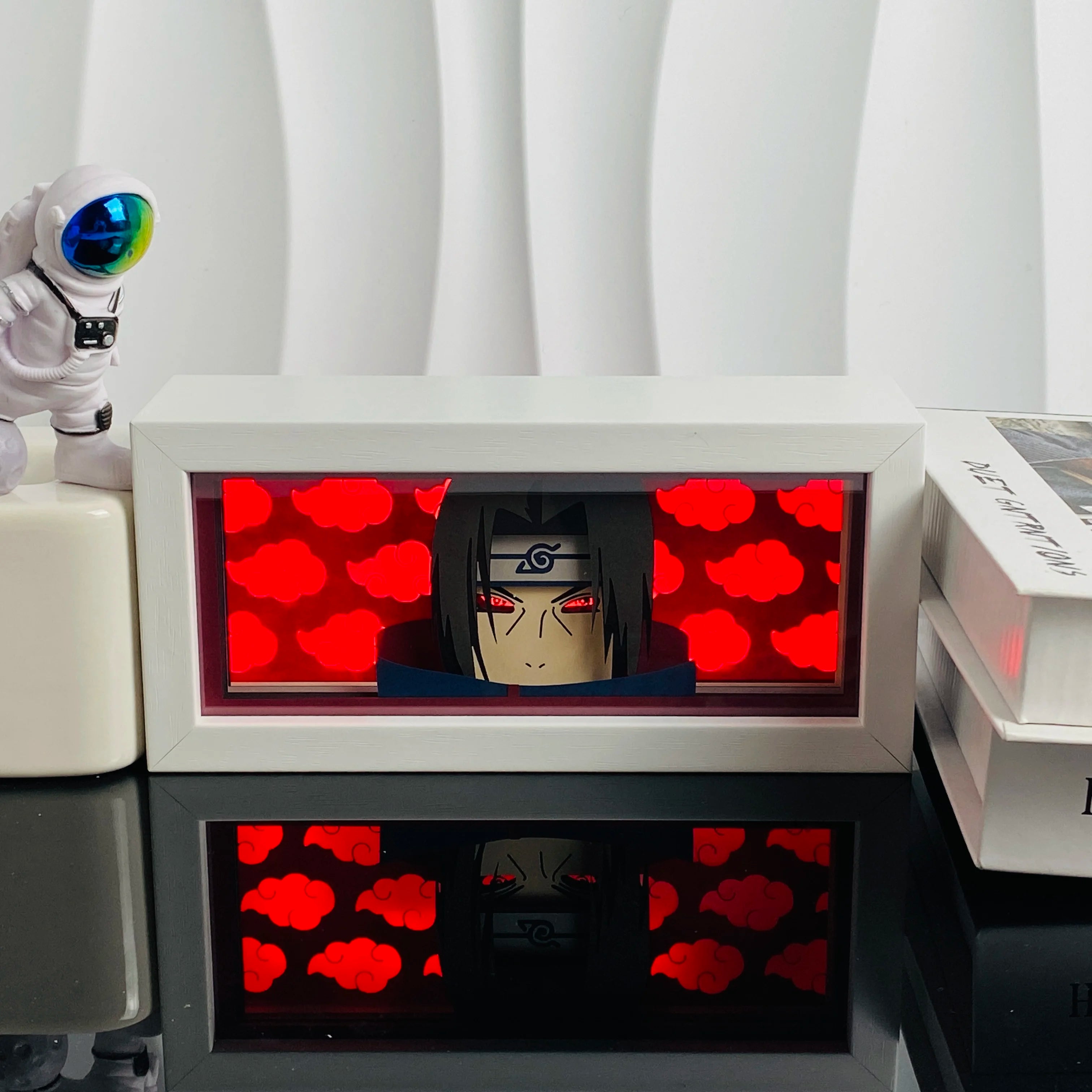 Anime Paper Cut Shadow Light Box – LED Night Lamp for Collectors