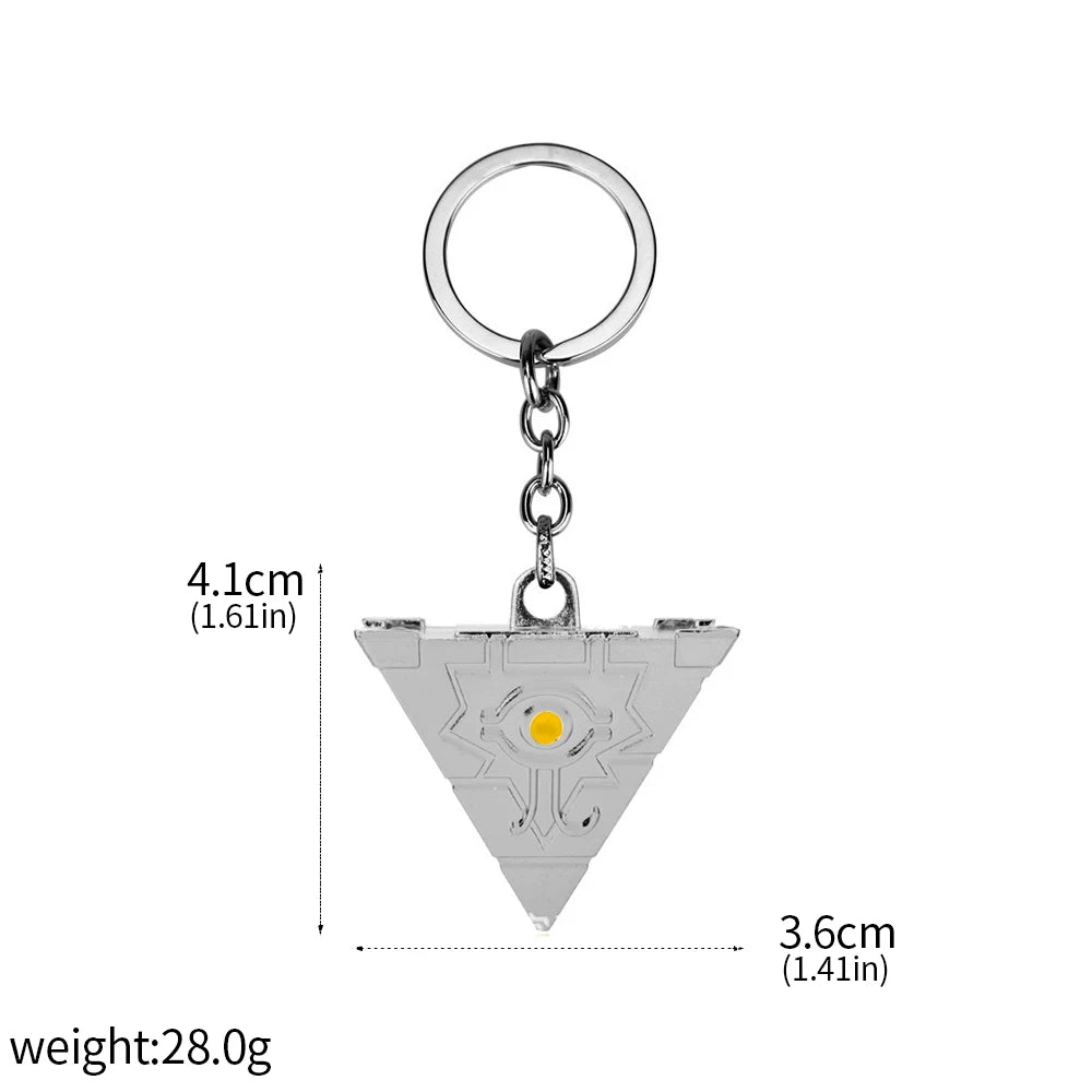 Yu-Gi-Oh! Yugi Muto Keychain – Big Size 3D Millennium Puzzle Pendant