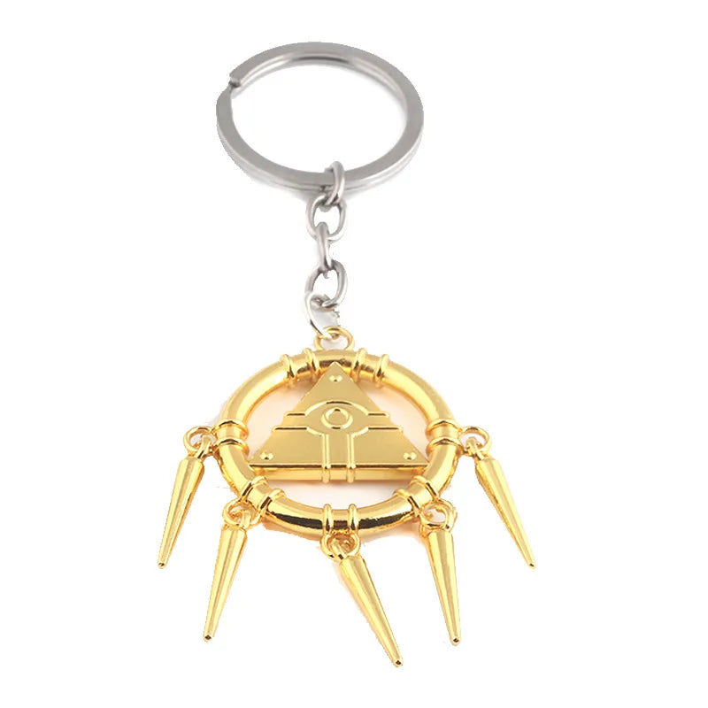 Yu-Gi-Oh! Yugi Muto Keychain – Big Size 3D Millennium Puzzle Pendant