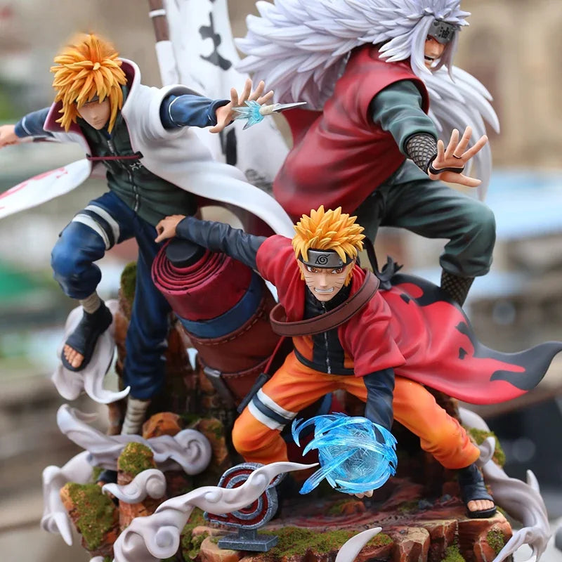 NARUTO [Legacy Trio] [Figure Set] – Naruto, Minato & Jiraiya | 40cm 1/6 Scale PVC