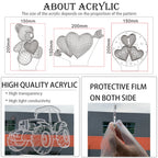 NARUTO Team 7 LED Acrylic Stand – Luminous Night Light Figure Set