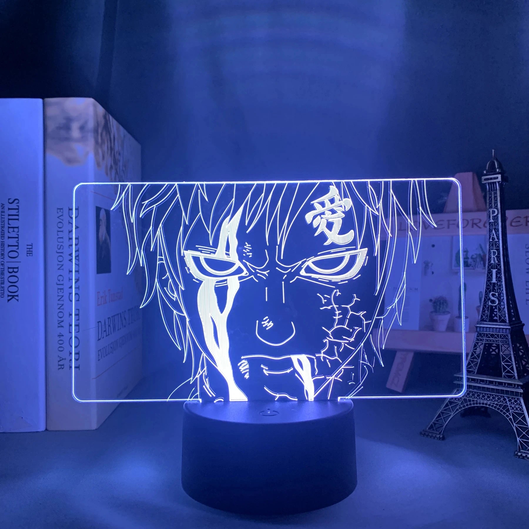 NARUTO Team 7 LED Acrylic Stand – Luminous Night Light Figure Set